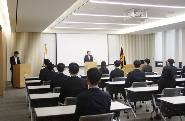 2018년 신입사원 수료식식사 사진